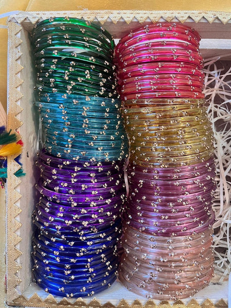 Elegant Simple Kashmiri Churi  – Multicolor Traditional Bangles for Women